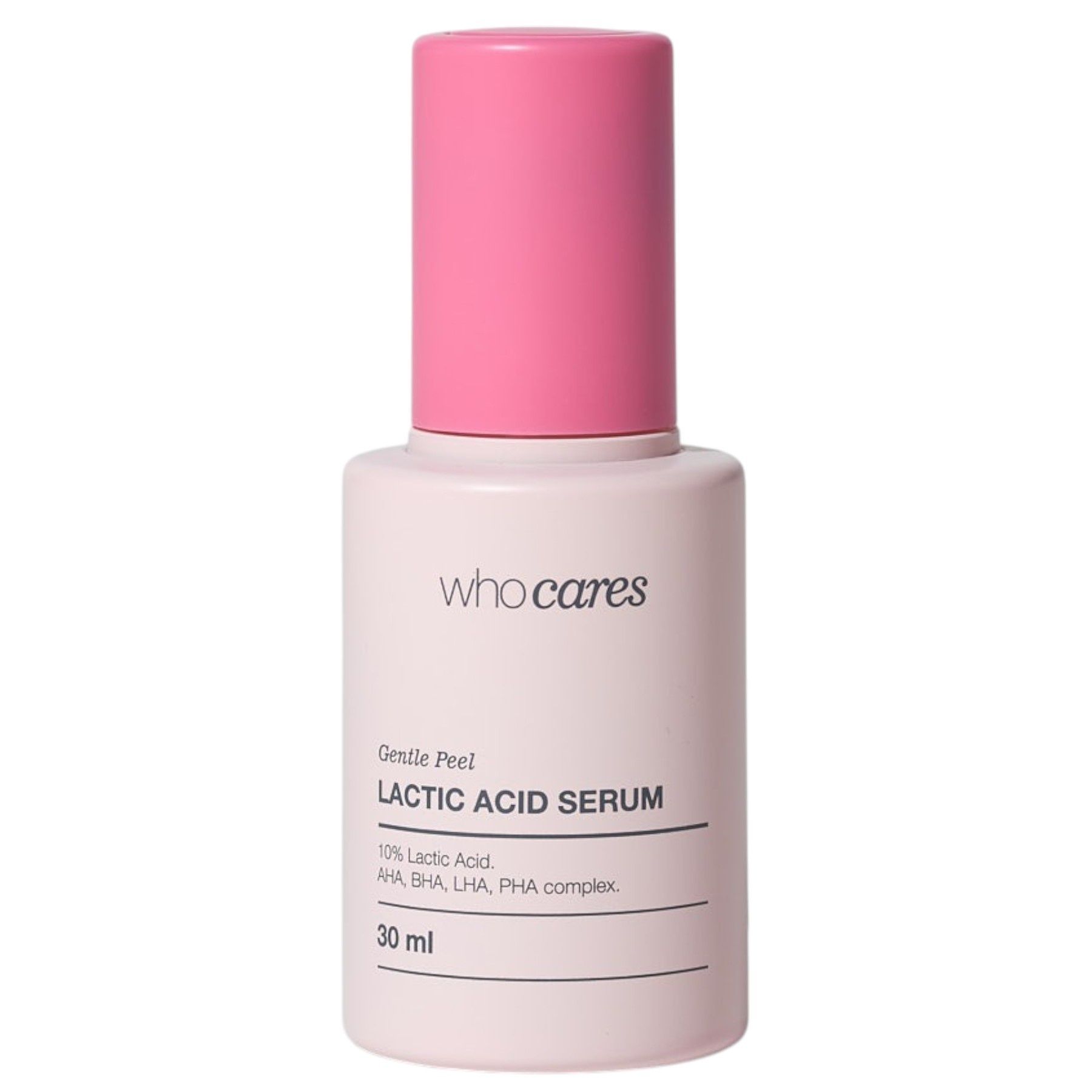Незмивна сироватка-пілінг із молочною кислотою whocares