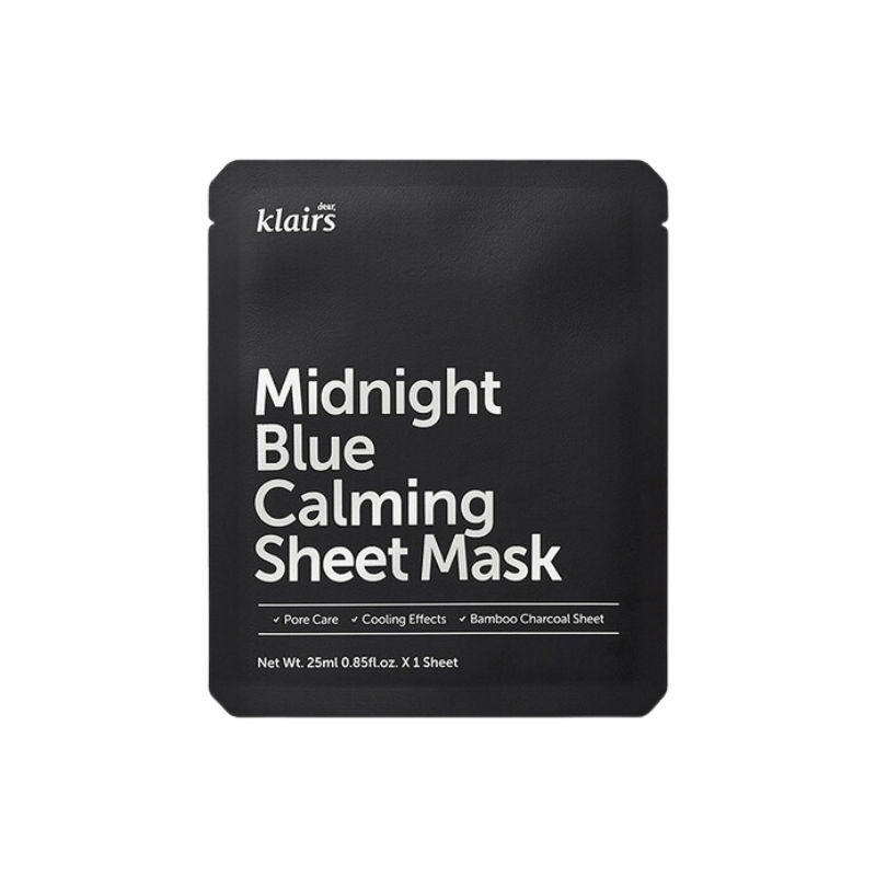 Тканинна заспокійлива маска Dear Klairs Midnight Blue 