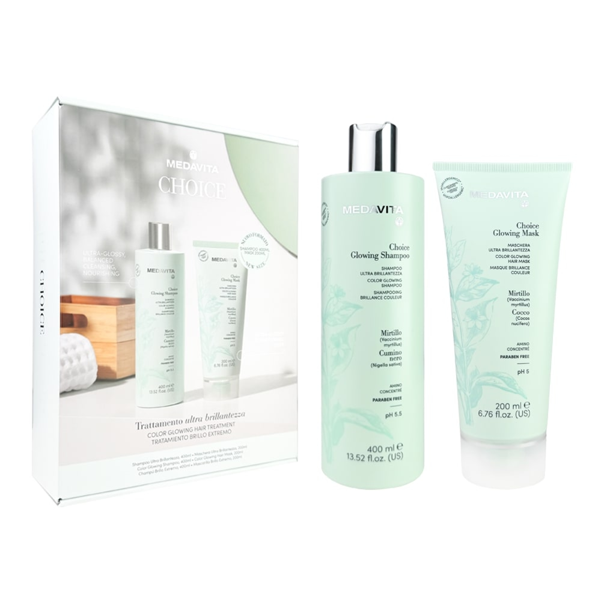 Набір для сяйва фарбованого волосся