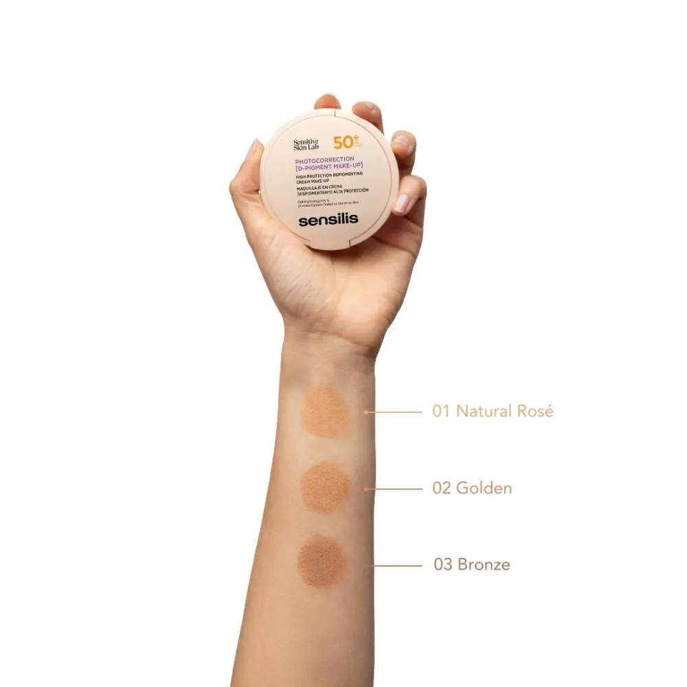 Депігментуючий крем-макіяж з SPF 50+