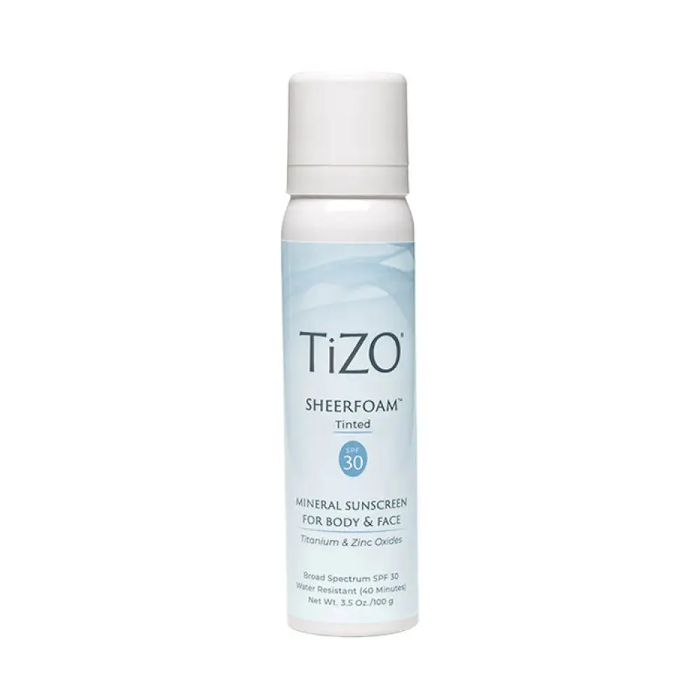 TiZO SheerFoam Body & Face Tinted SPF 30 