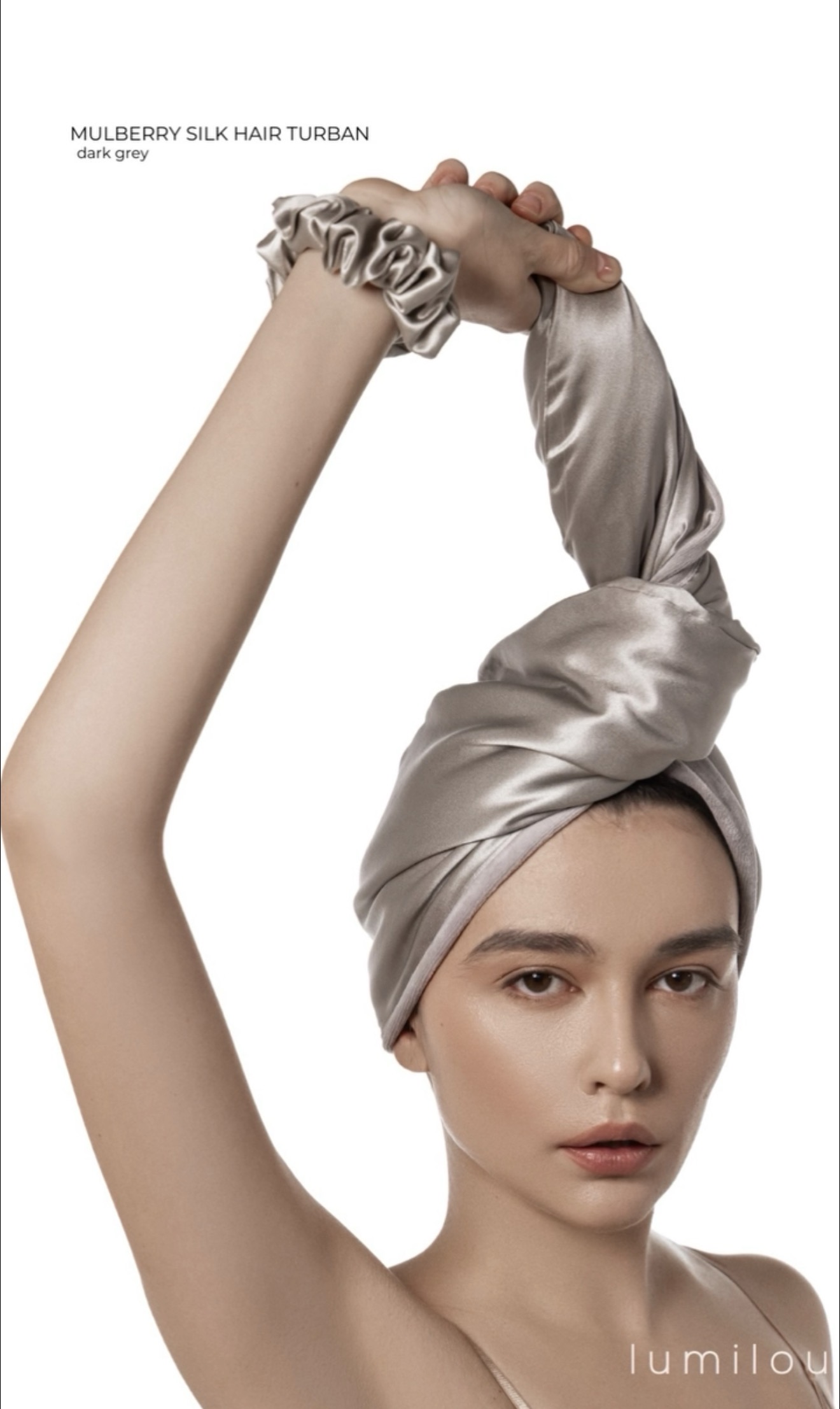 Шовковий тюрбан для волосся Lumilou
