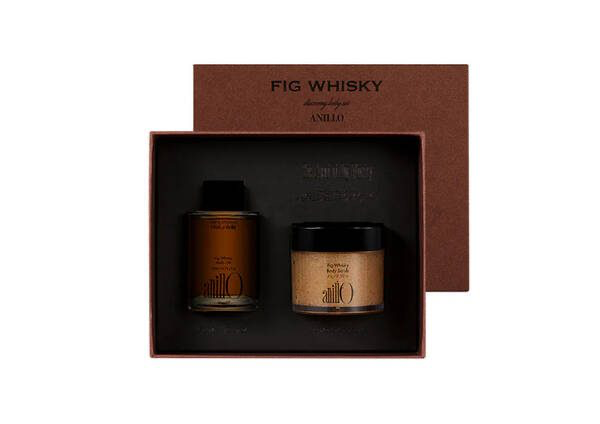 FIG WHISKY SET Набір для тіла скраб та олія для тіла