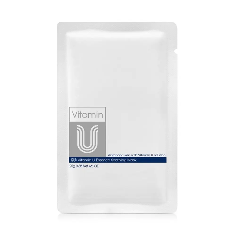 Відновлювальна тканинна маска з концентрованим складом CUSKIN Vitamin U Essence Soothing Mask 25g