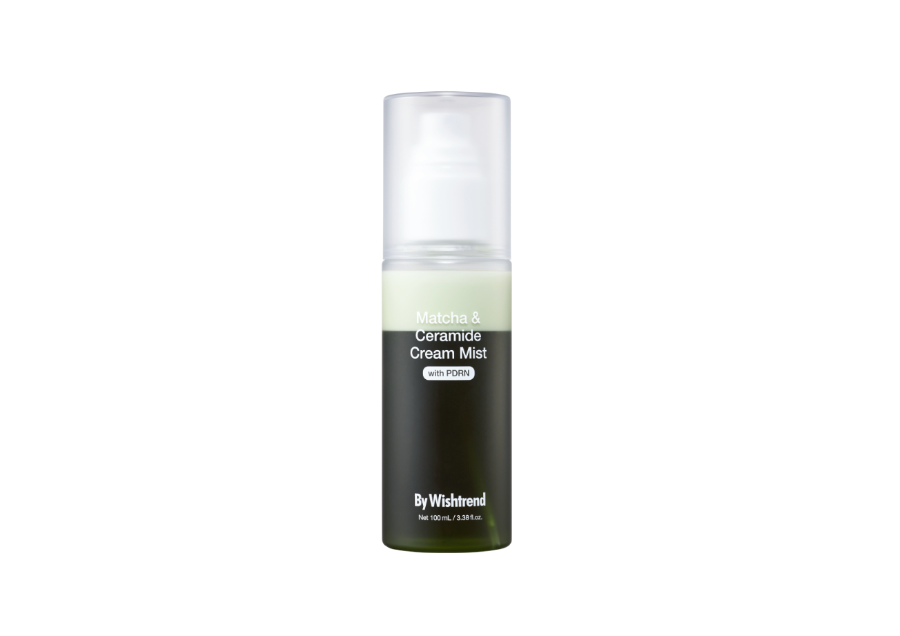 Зволожувальний крем-міст з матчею та керамідами BY WISHTREND Matcha & Ceramide Cream Mist 100 мл