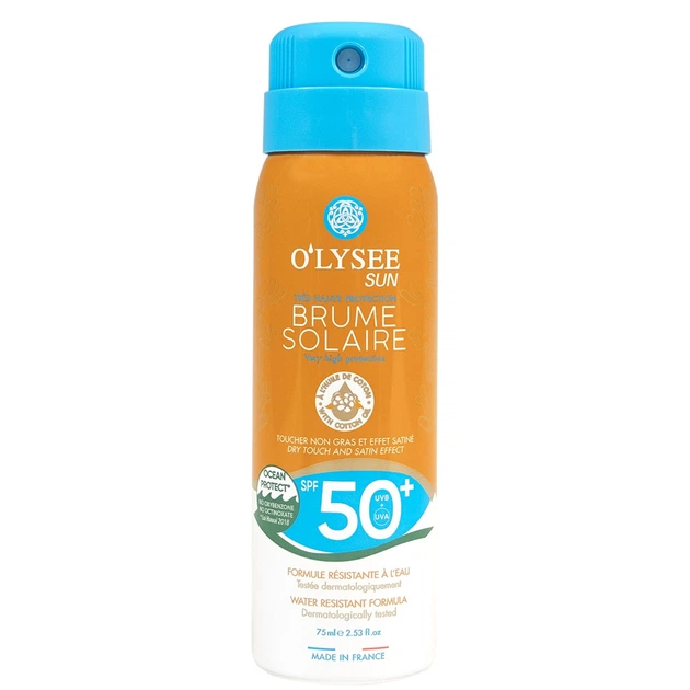 Легкий надійний сонцезахисний спрей SPF50+ O’LYSEE 