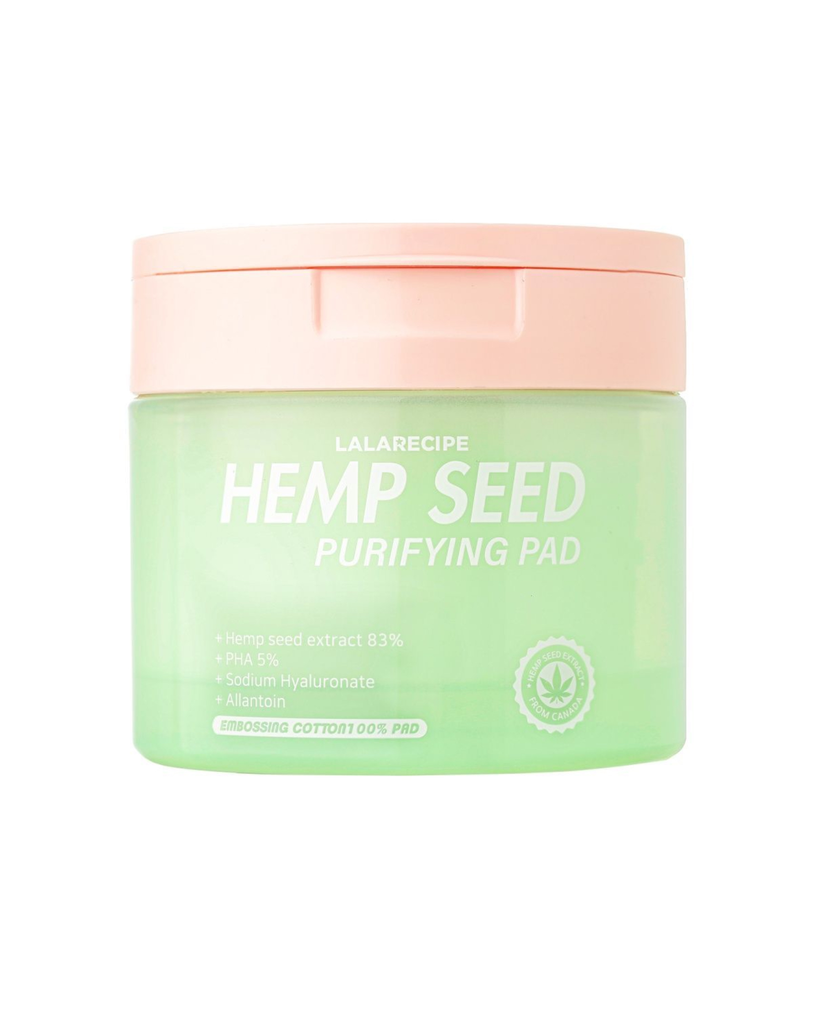 LALARECIPE Hemp Seed Purifying Pad заспокійливі 