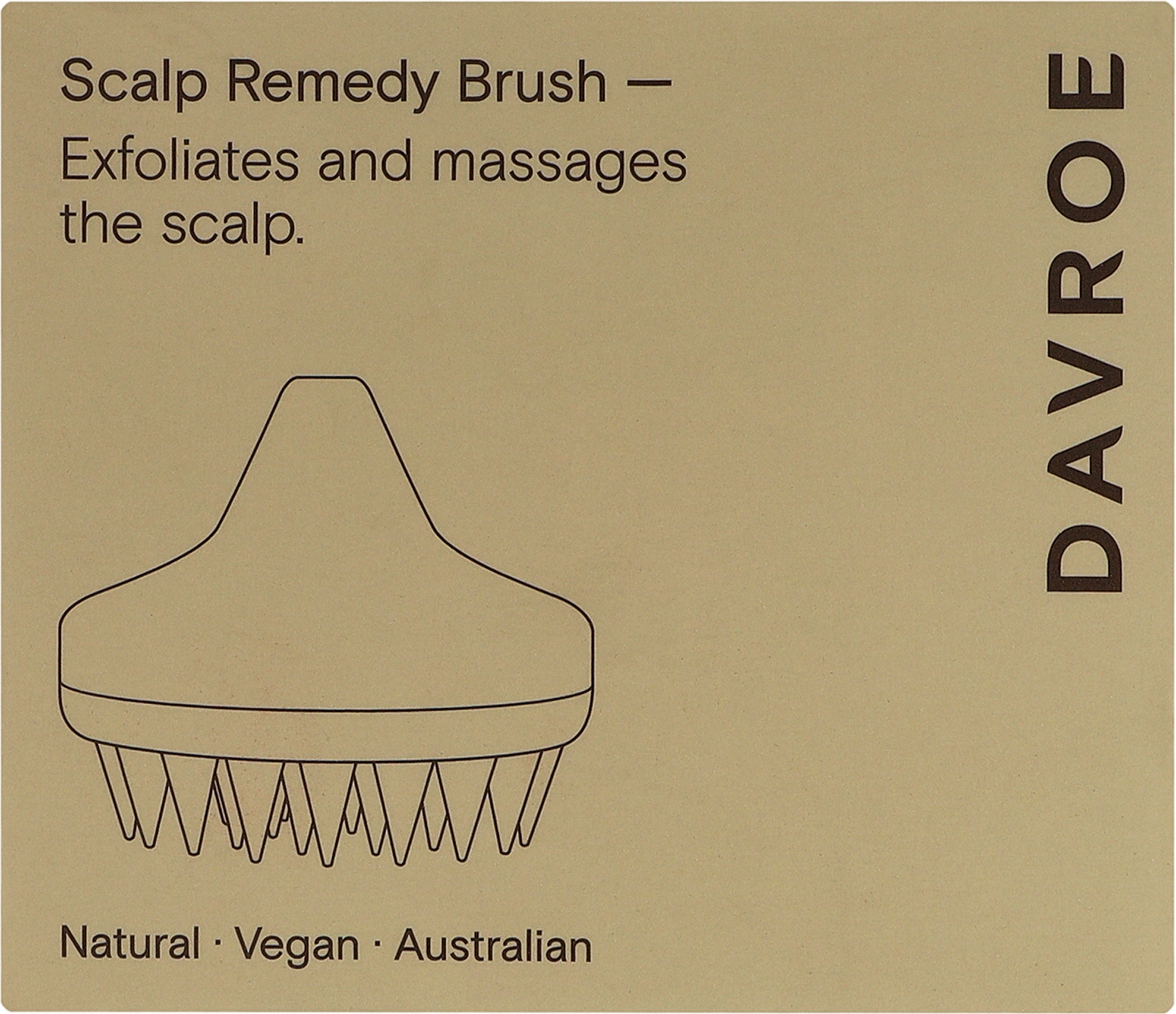 Щітка для шкіри голови EXFOLIATES AND MASSAGES THE SCALP